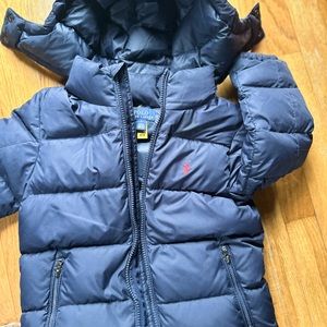 Boys Ralph Lauren Coat size 5 Navy Blue